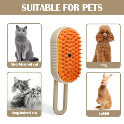 Steam pet Brush