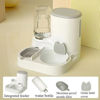 Cat bowl automatic feeder for pets