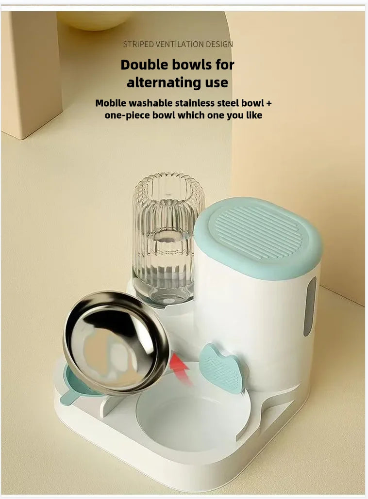 Cat bowl automatic feeder for pets