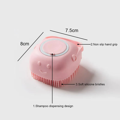 Silicone Dog Bath Massage Gloves