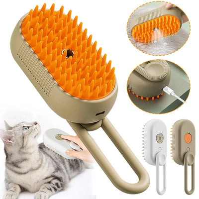 Steam pet Brush
