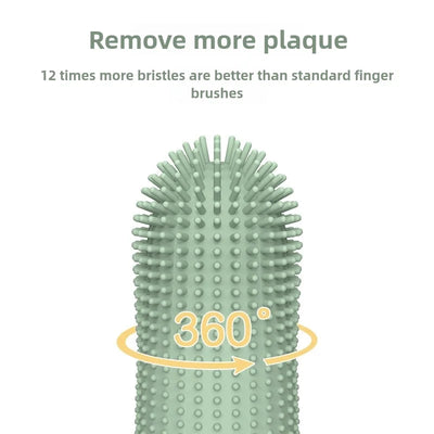Dog Toothbrush, 360° Cleaning Finger