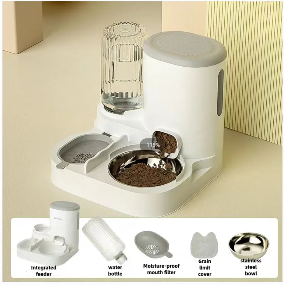 Cat bowl automatic feeder for pets