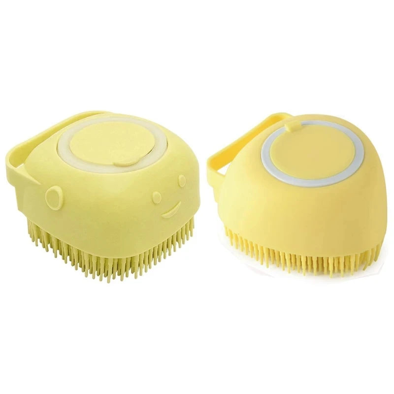 Silicone Dog Bath Massage Gloves