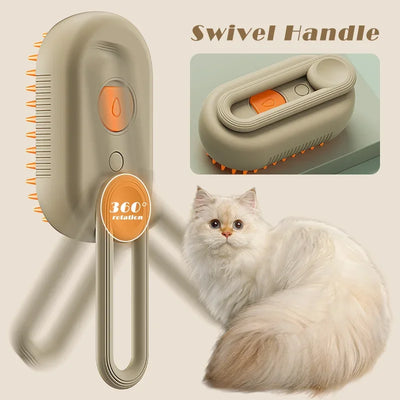 Steam pet Brush