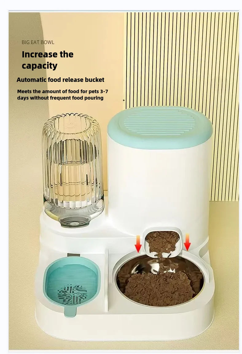 Cat bowl automatic feeder for pets