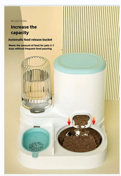 Cat bowl automatic feeder for pets