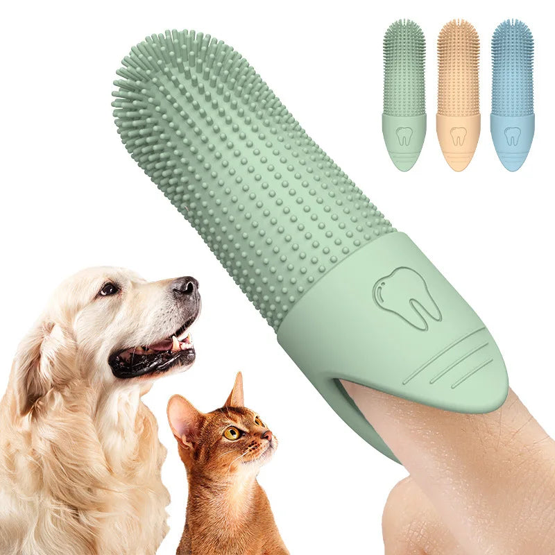 Dog Toothbrush, 360° Cleaning Finger