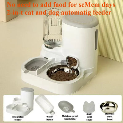 Cat bowl automatic feeder for pets