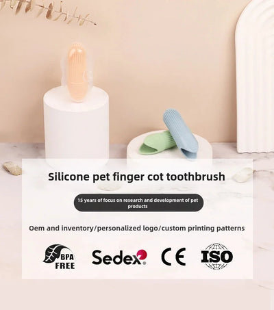 Dog Toothbrush, 360° Cleaning Finger